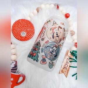 Mouse and Friends Ornament Glass Can Cup